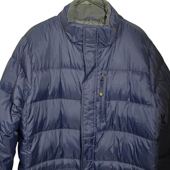 NWOT LL Bean Mountain Classic Down Parka Hooded Blue Downtek Puffer Mens XLarge - Picture 4 of 10